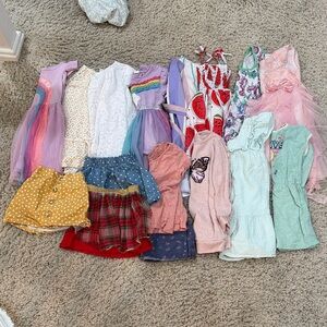 Girls 4t dress and skirt lot